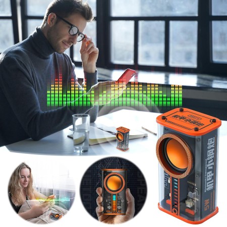 K07 LED BAR Transparent Amour Wireless Speaker