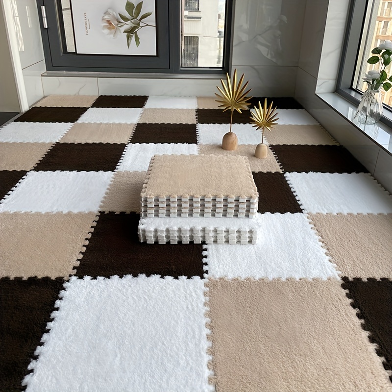 10pcs Cutting Free Splicing Floor Mats