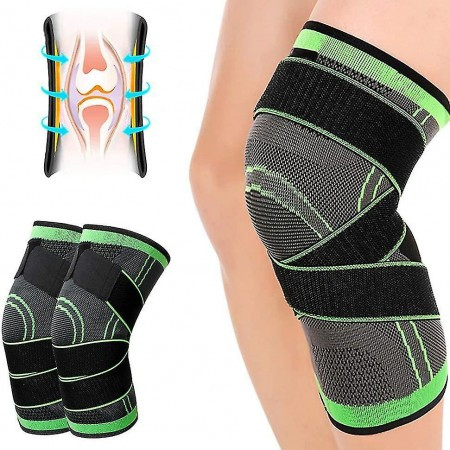 X Green (২ পায়ের ২ পিস)Green Knee Compression Sleeve