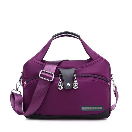 Large Capacity Waterproof Anti-theft Fashion ( purple colour)